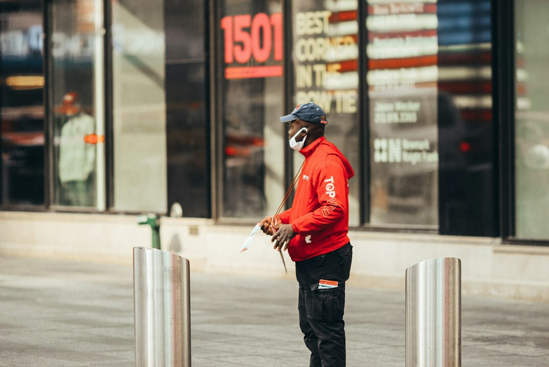store detective watching customers