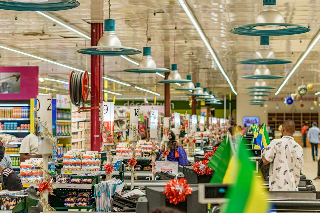 store detective observing customer