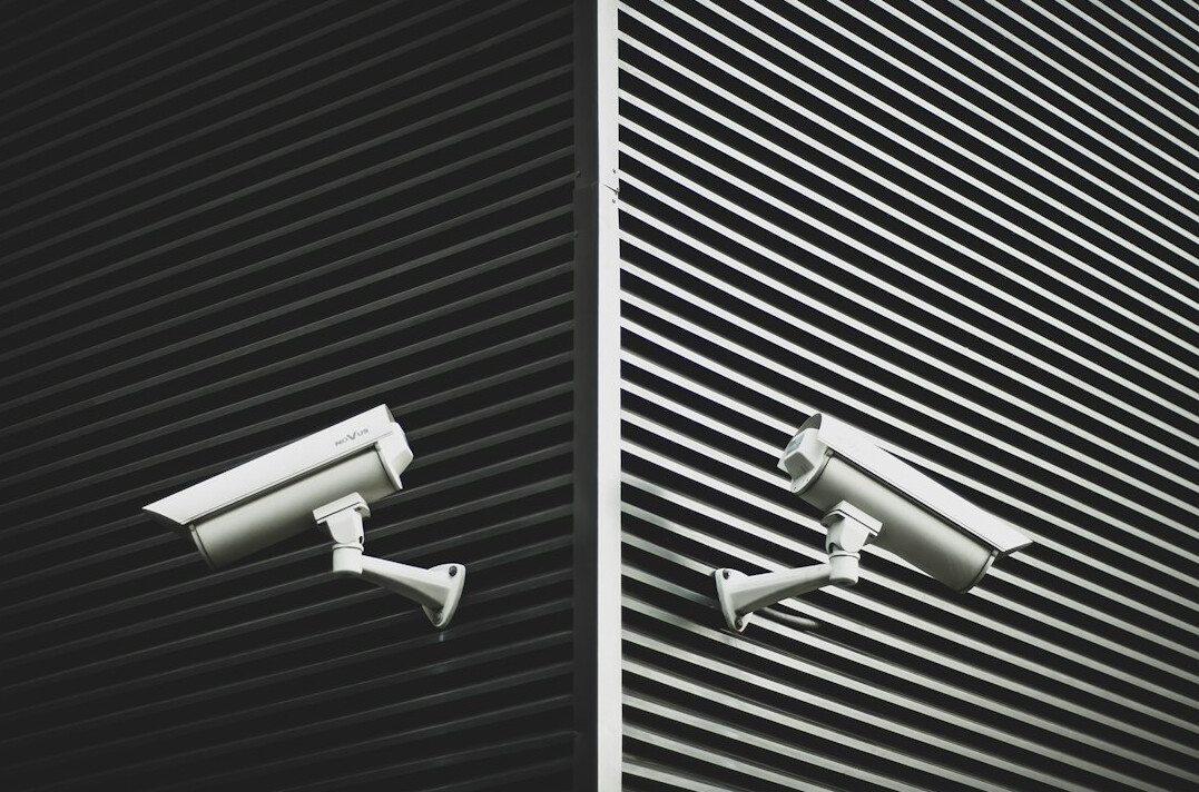 security camera monitoring store